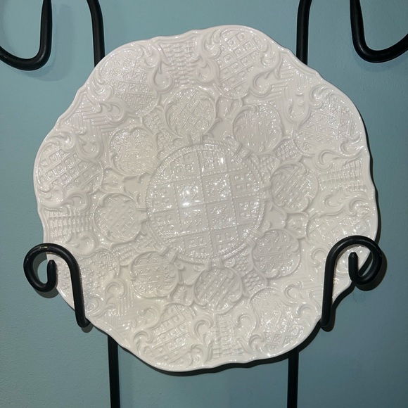 🔥New San Marco Embossed Salad/ Dessert Plates Set Of 6 Made In Italy - Picture 2 of 6